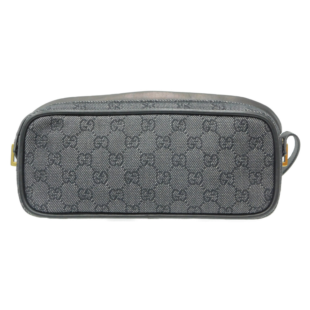 Gucci Bag Logo Black Crossbody GG Canvas Handbag